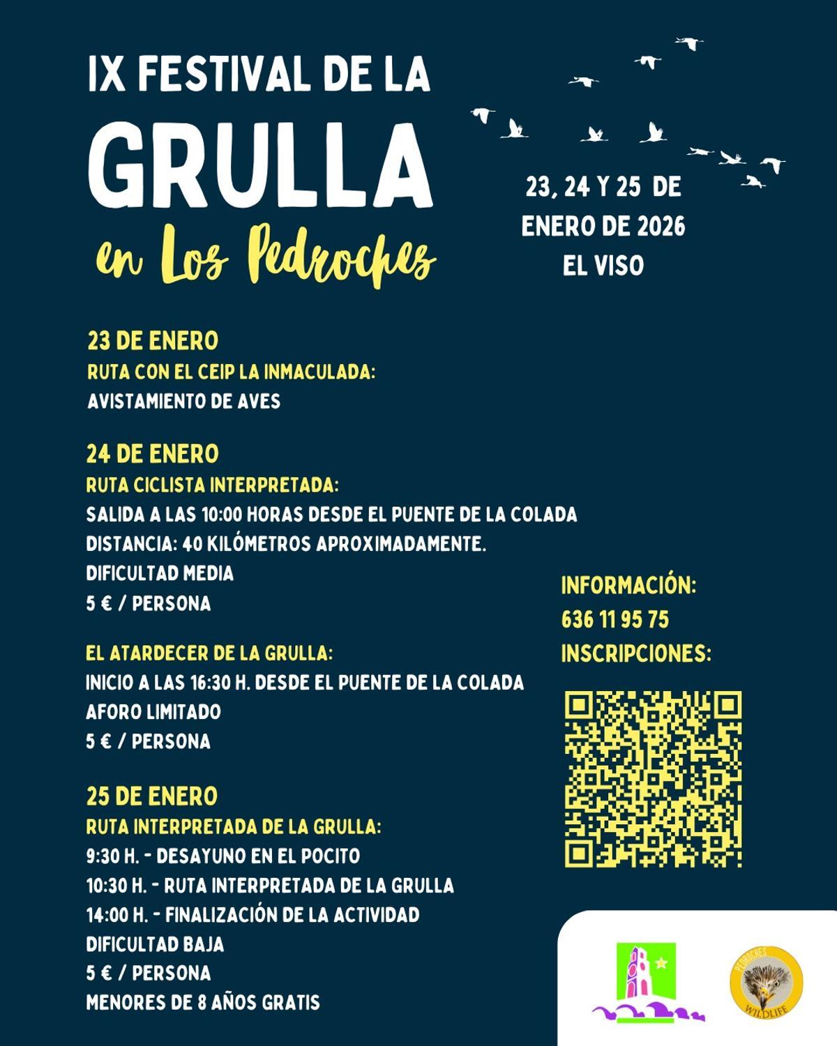 Programa del Festival de la Grulla.