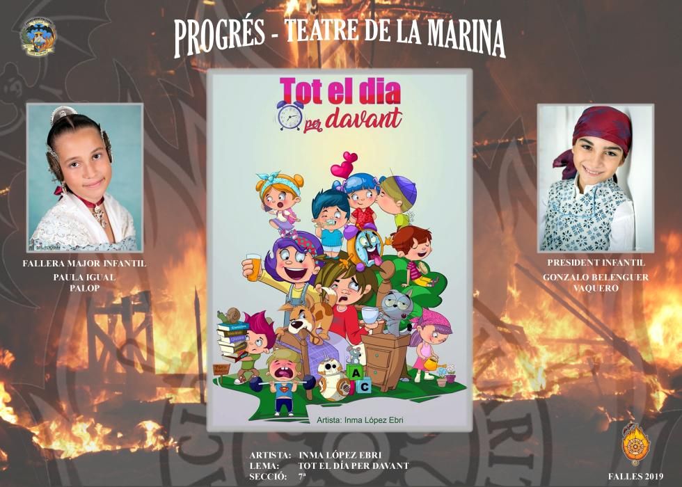 Conoce todos los proyectos de Fallas 2019 en el Marítimo