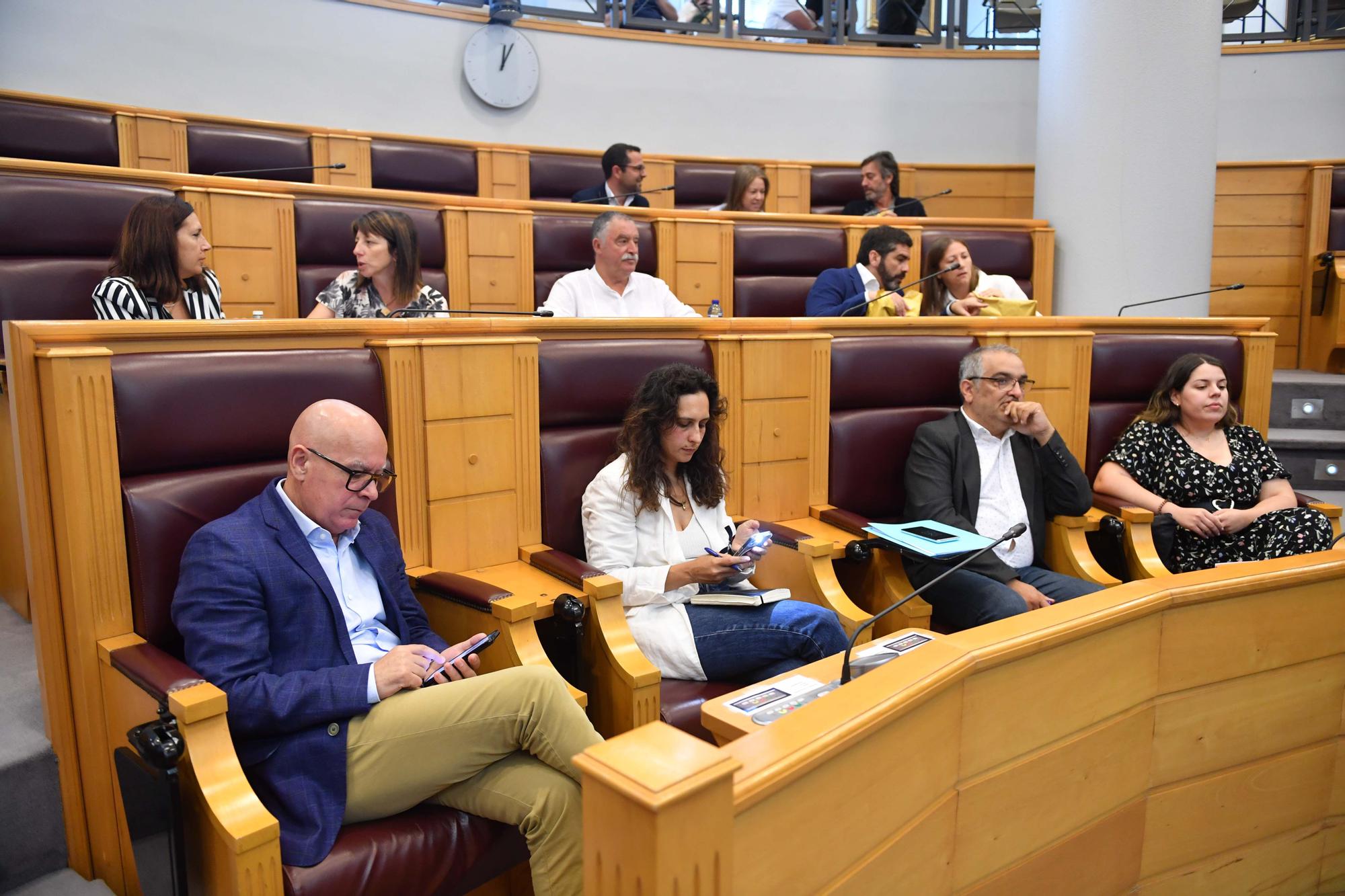 Pleno de organización en la Diputación de A Coruña