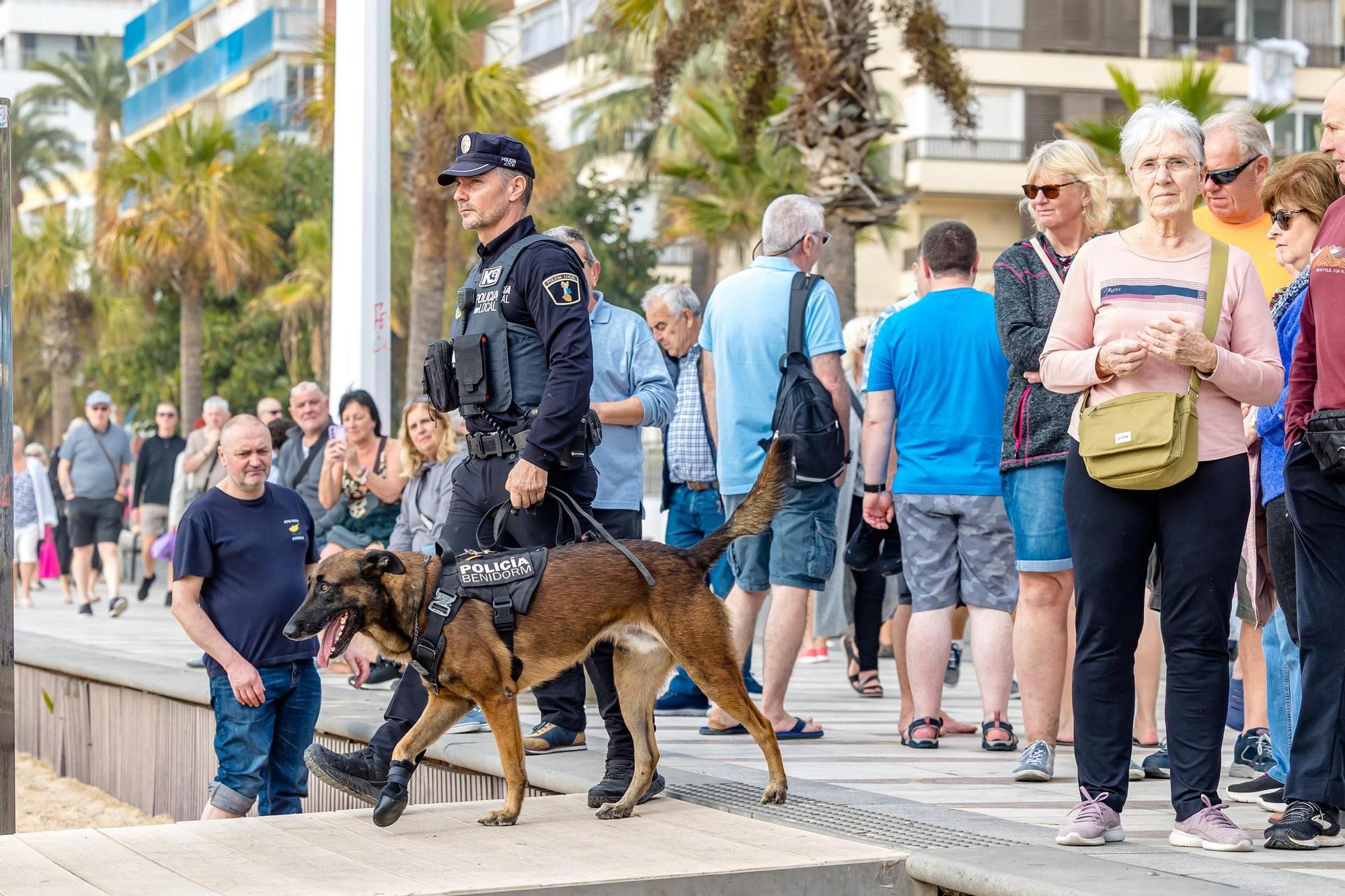 Prueba para gestionar el vuelo masivo de drones en Benidorm