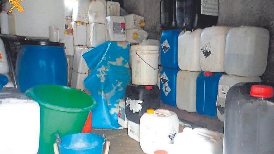 Desarticulado un laboratorio clandestino de químicos