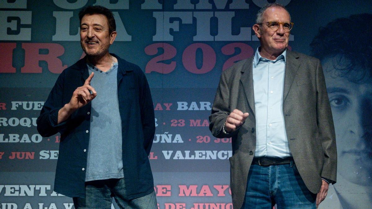 El Último de la Fila, integrado por Manolo García y Quimi Portet, tras anunciar su regreso a los escenarios con una gira por España en 2026