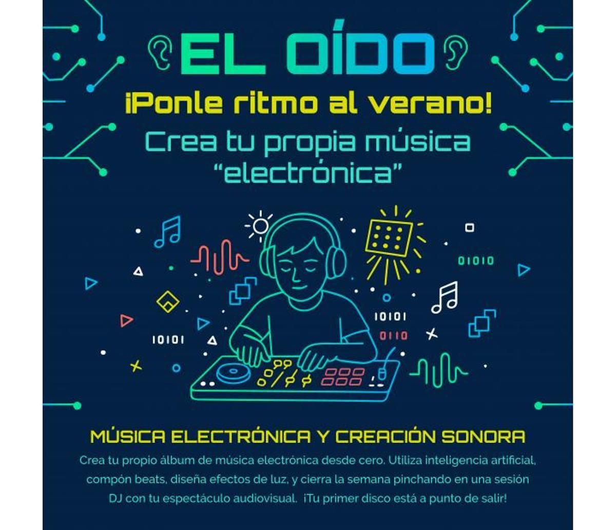 ¡Ponle ritmo al verano! Crea tu propia música electrónica en el Summer Camp Sensorial de Fundación Ibercaja.