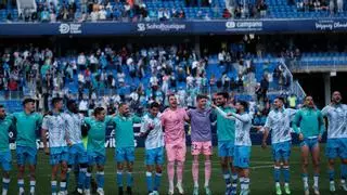 El Málaga CF sigue cuarto pero ya acecha la segunda posición
