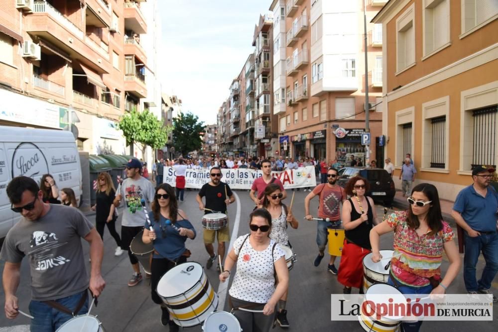 Manifestación por el Soterramiento en Murcia