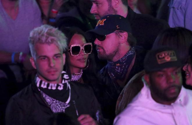 Rihanna y Leonardo DiCaprio en Coachella 2016