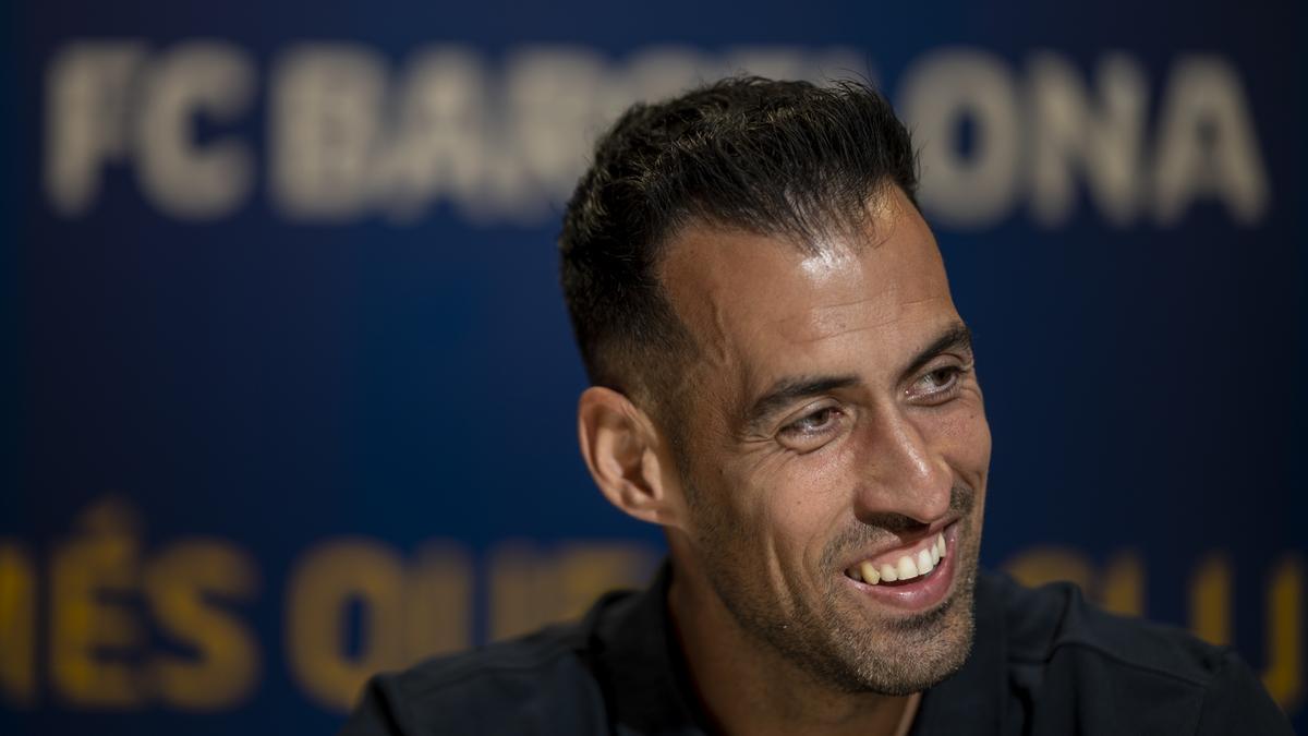 Sergio Busquets, jugador y capitán del FC Barcelona, fotografiado durante la entrevista con El Periódico