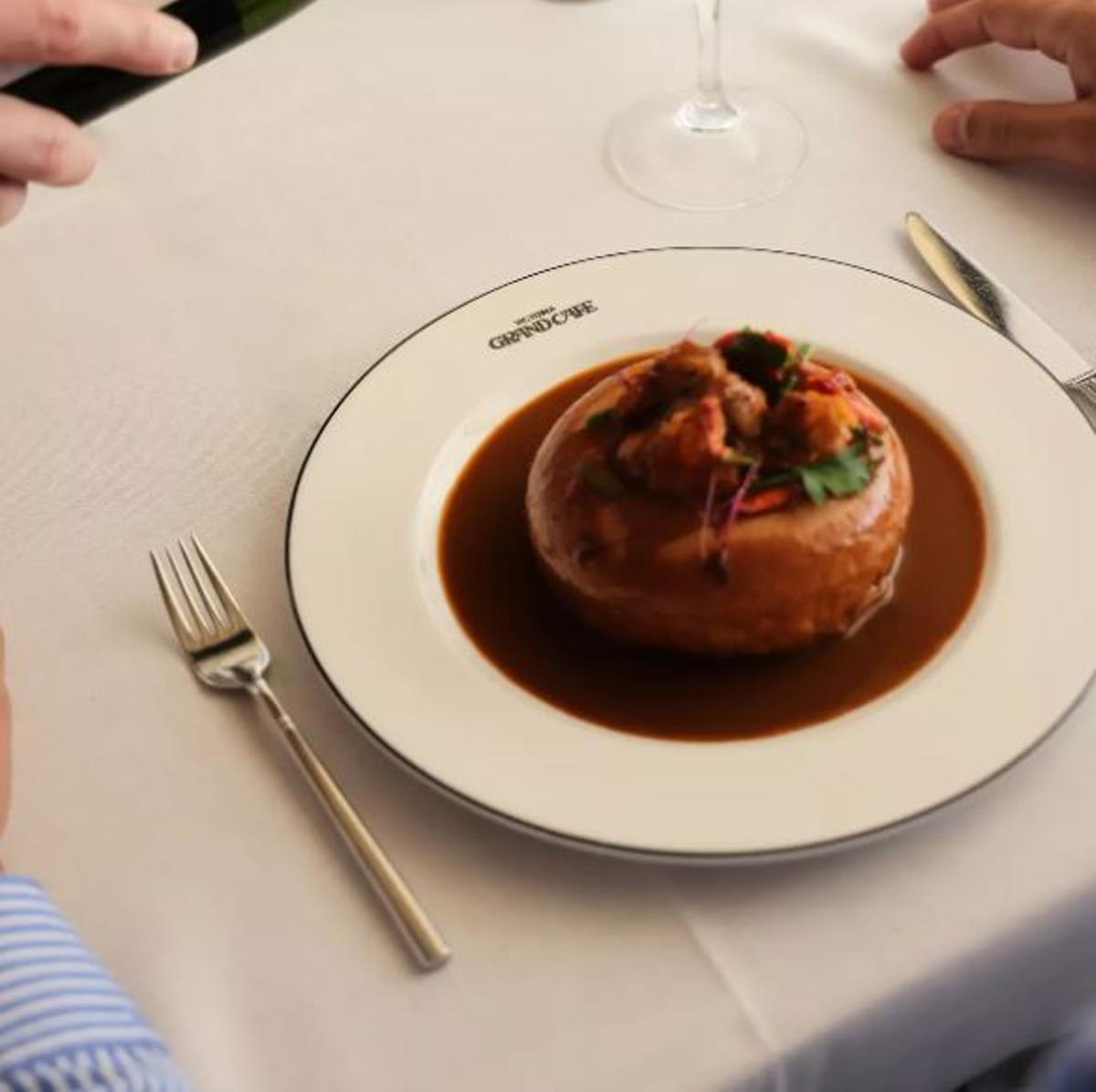 Una de los platos a degustar en el desayuno del Victoria Gran Meliá del chef Lluís Pérez.