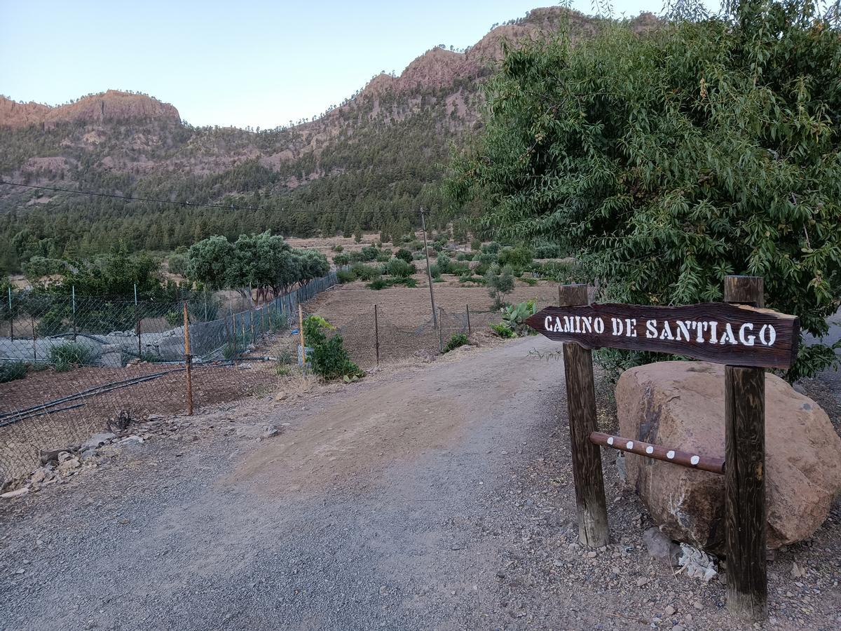 Imagen de archivo del Camino de Santiago desde Tunte a Gáldar.