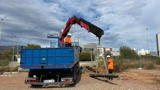 La Vall arranca las reivindicadas obras del puente que conectará los polígonos Mezquita y Belcaire