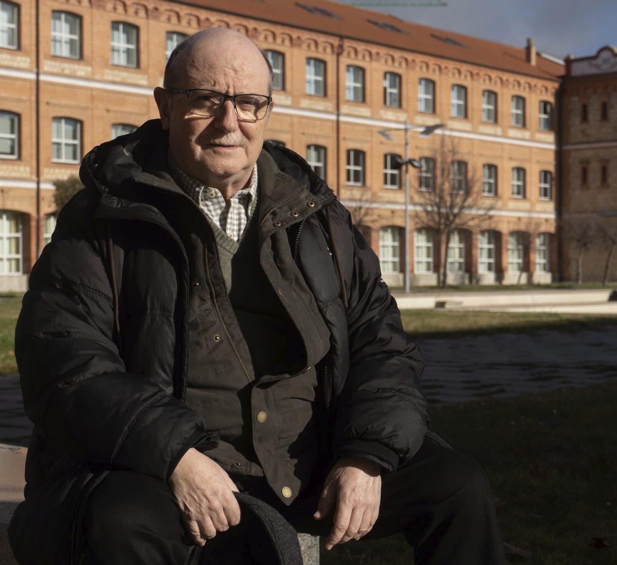 Francisco Cuadrado, en el Campus Viriato de Zamora. | J. L. F. (ARCHIVO)