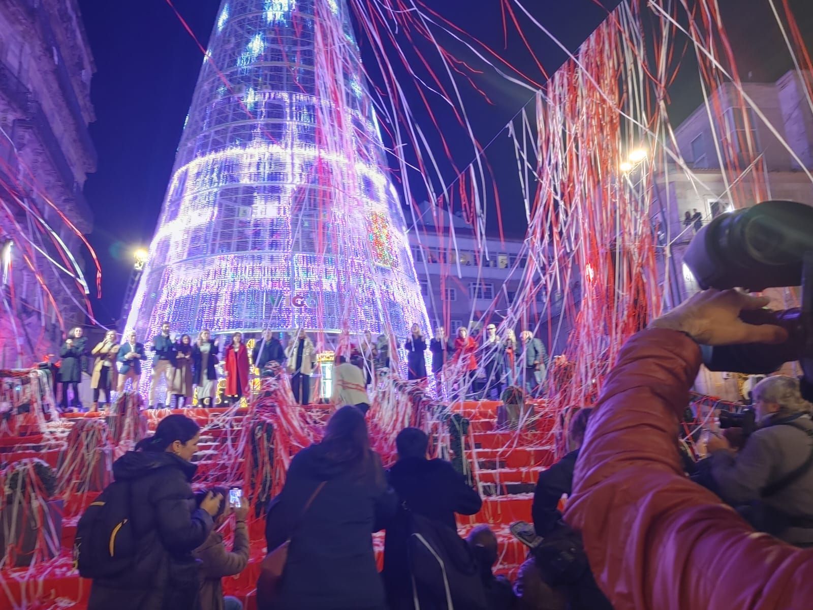 El encendido de las luces de Navidad, en imágenes