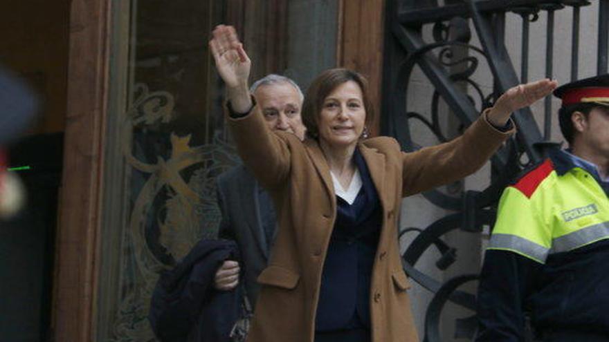 La presidenta del Parlament, Carme Forcadell