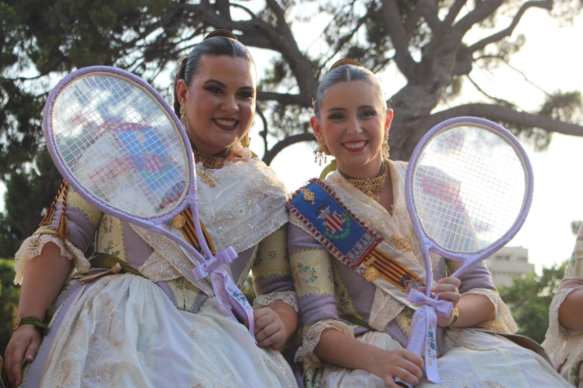 Fin de Feria para Carmen, Nerea y las cortes 2022 en la Batalla de Flores