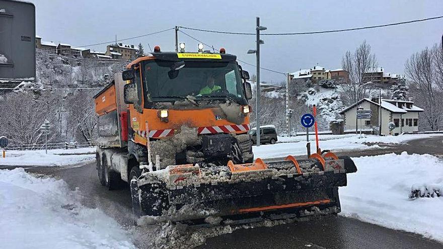 Fins a 25 centímetres de neu a la Cerdanya