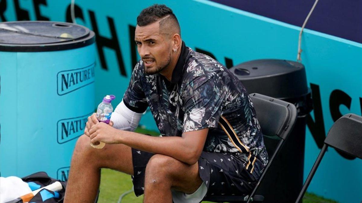 Kyrgios es más protagonista por su actitud que por su tenis