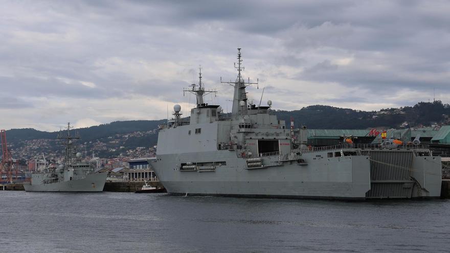 Tres barcos de la Armada arriban a Vigo