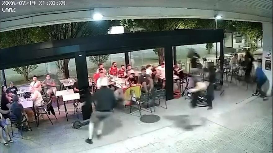 Unos radicales agreden a unos aficionados que seguían la final en un bar de Berriozar (Navarra)