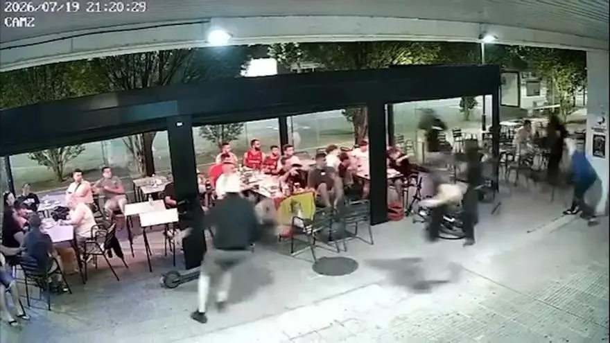 Unos radicales agreden a unos aficionados que seguían la final en un bar de Berriozar (Navarra)