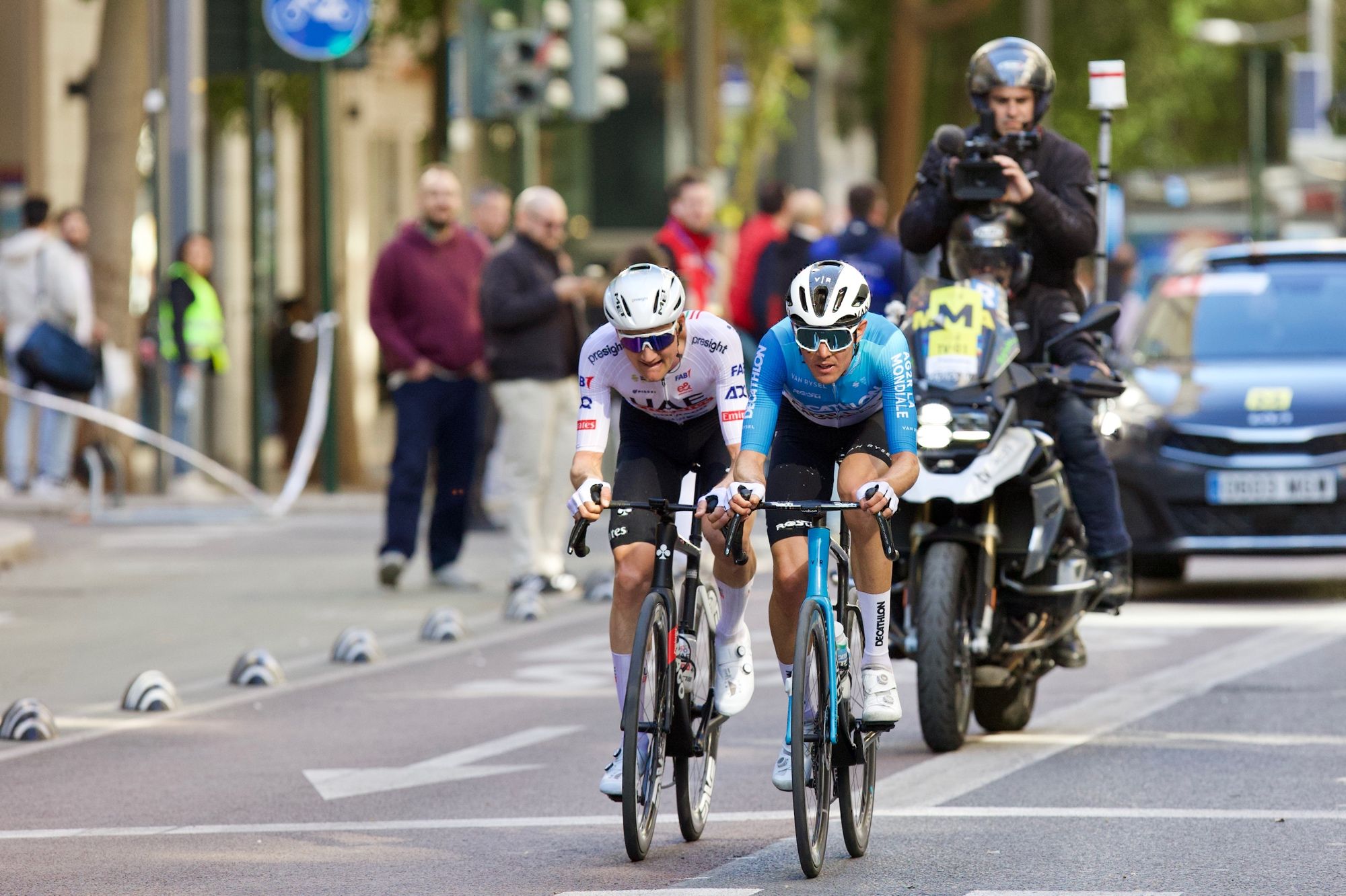 Llegada a Murcia de la Vuelta Ciclista a la Región