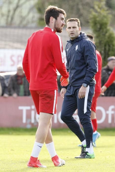 Entrenamiento del Sporting