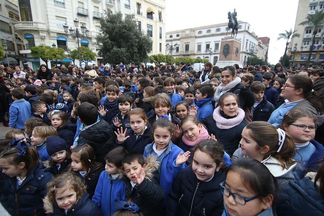 Escolares cordobeses contra el cáncer