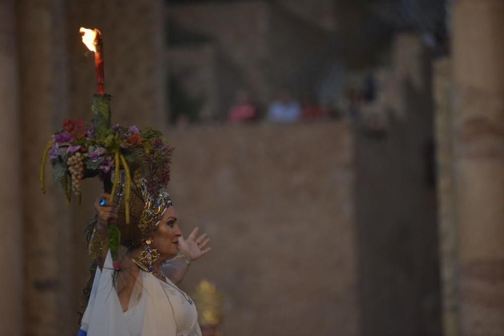 Encendido del Fuego Sagrado y pregón de la alcaldesa de Cartagena