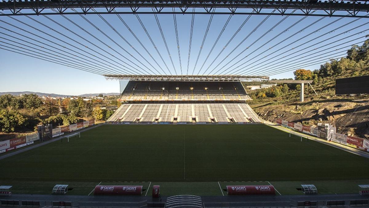 El Estadio de Braga se construyó para la Eurocopa 2004