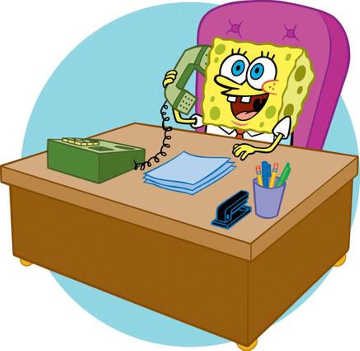 Imatge de la sèrie animada ’Bob Esponja’, que s’emet al canal infantil Clan. Imatge de la sèrie animada ’Bob Esponja’, que s’emet al canal infantil Clan.