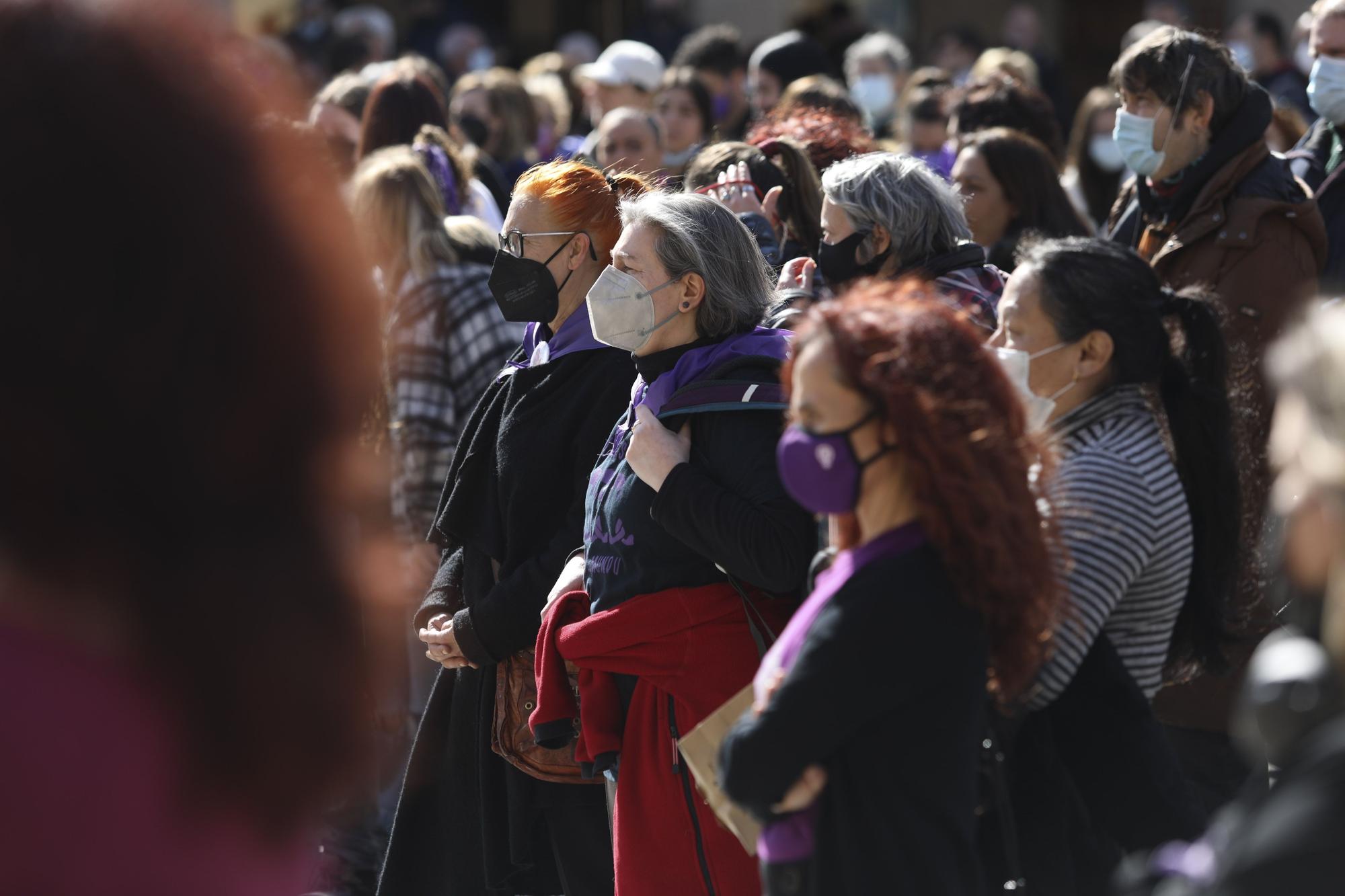 EN IMÁGENES: Así se vivió el Día de la Mujer (8M) en Avilés