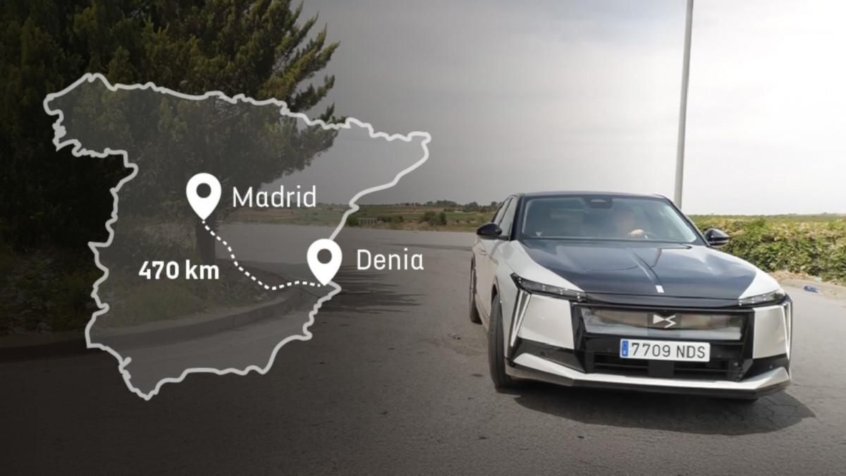 El DS N°8 demuestra que 500 km por autopista ya no son un reto para un eléctrico