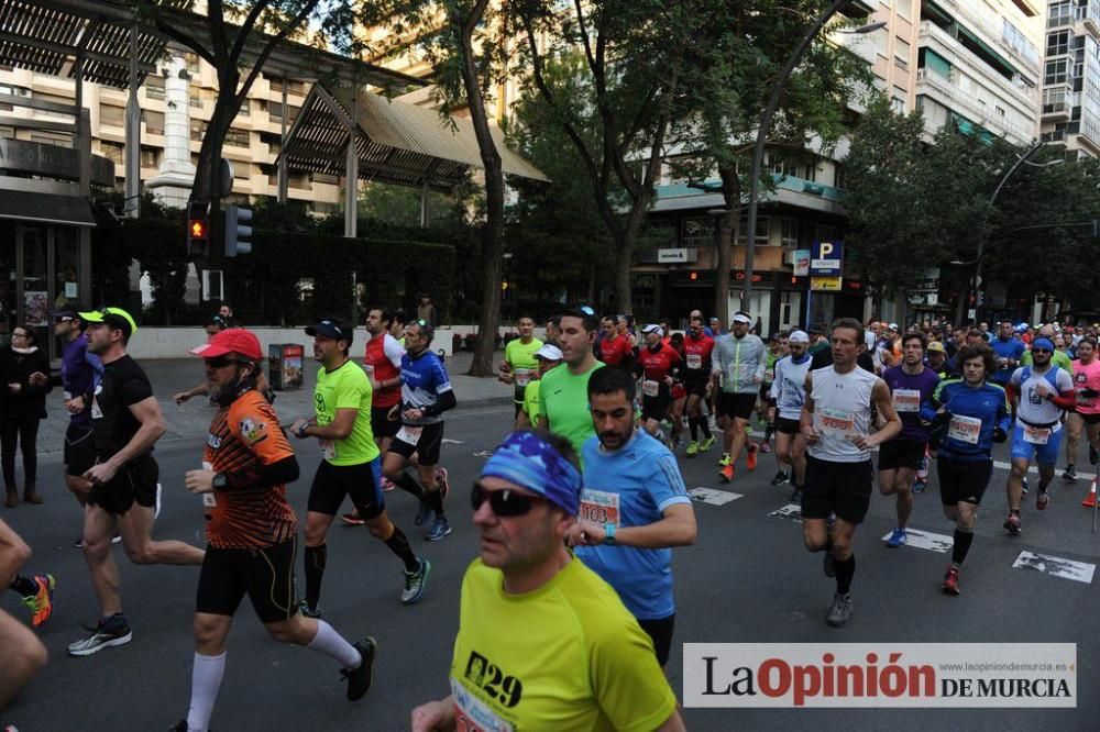 Murcia Maratón. Salida