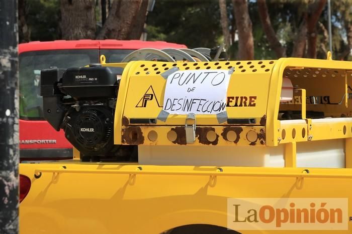 Limpian Los Alcázares tras las fuertes lluvias de los últimos días