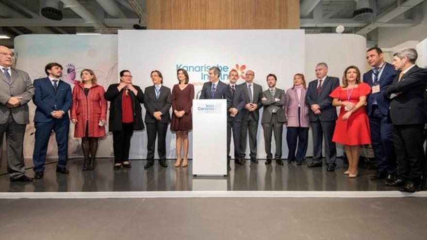Inauguración del Pabellón de Canarias en la ITB de Berlín 2017