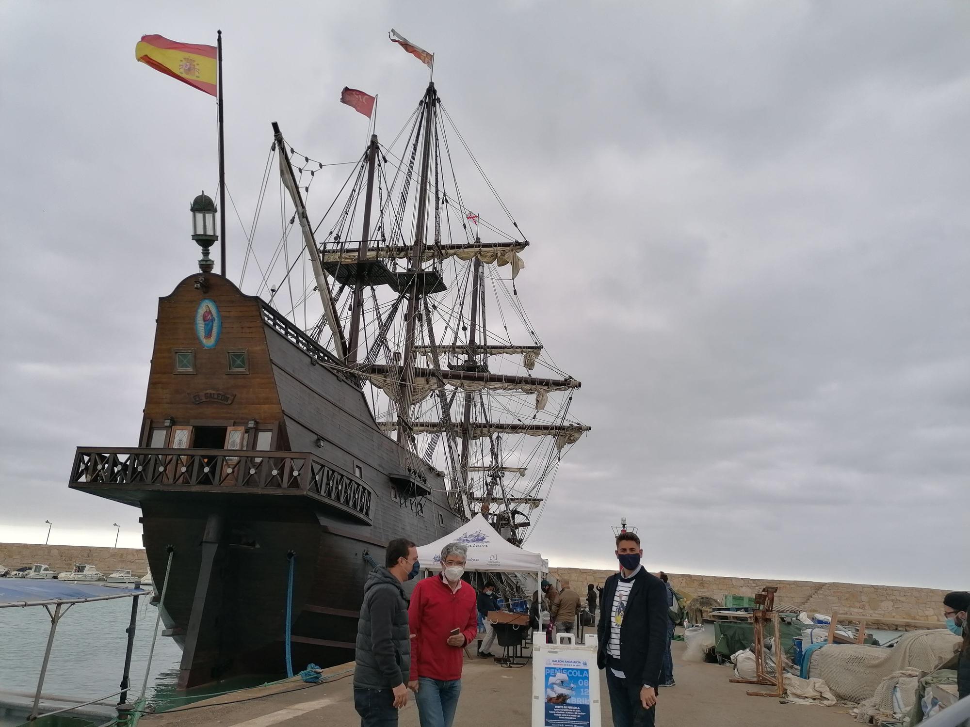 ¡Arriad velas! El 'Galeón Andalucía' ya puede visitarse en Peñíscola