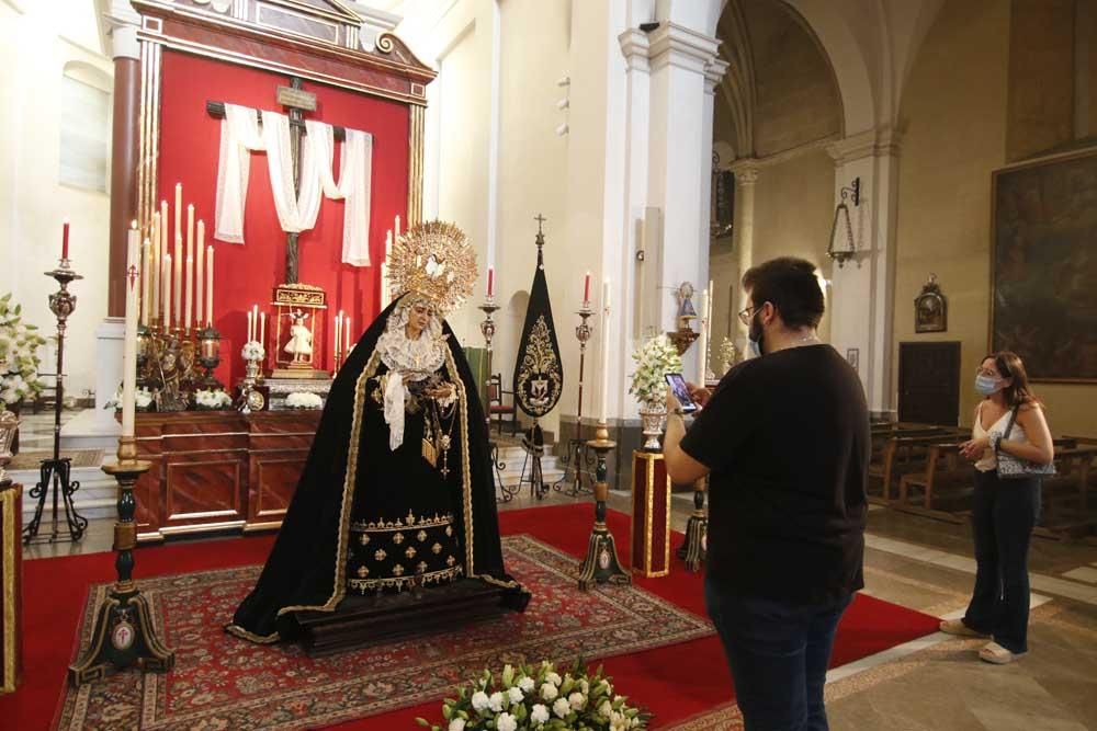 La Virgen de la Soledad ya está en la parroquia de Guadalupe