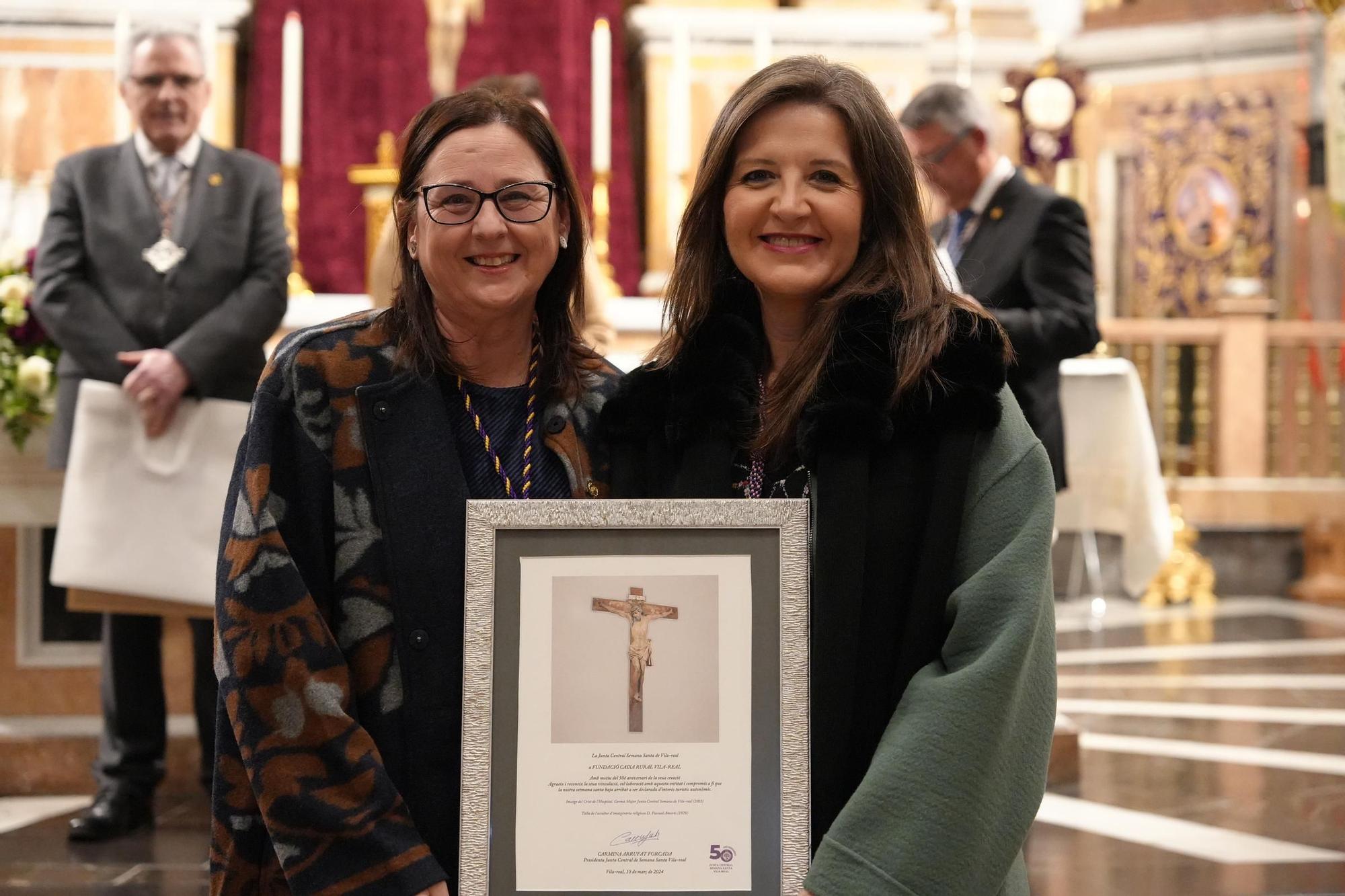 Las fotos de la misa para conmemorar el 50º aniversario de la Junta Central de Semana Santa de Vila-real