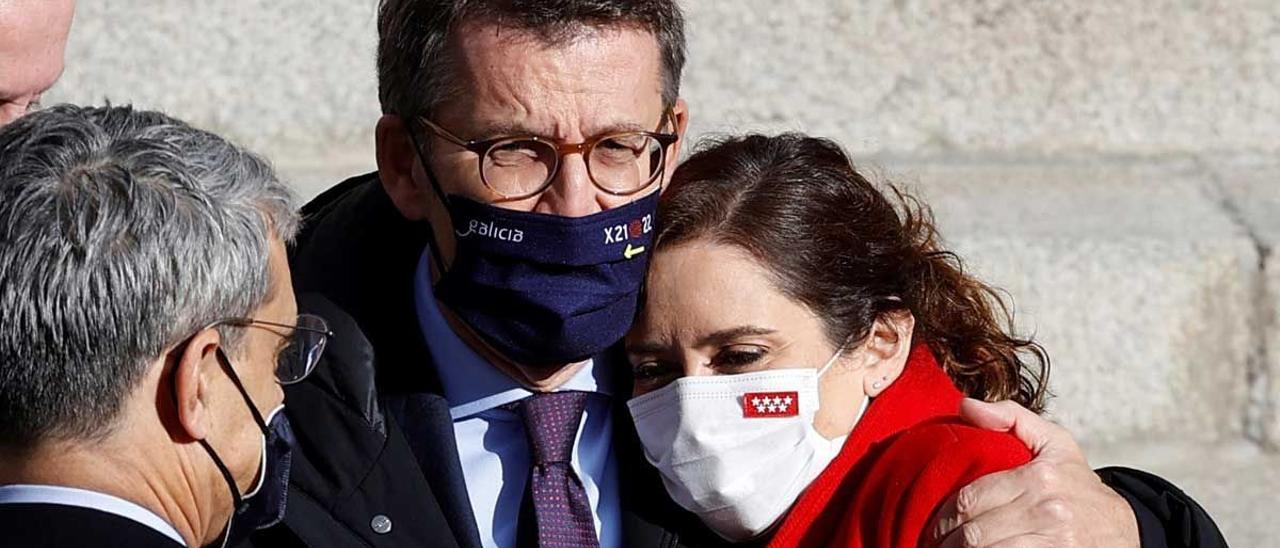 Alberto Núñez Feijóo e Isabel Díaz Ayuso.