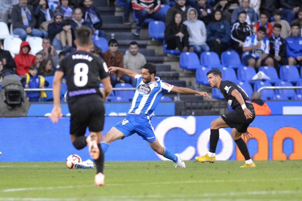 El Málaga CF consigue un trabajado punto en su visita a Riazor que pudo acabar en victoria pero también en derrota