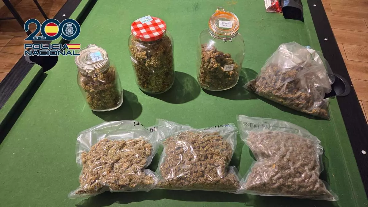 Cuatro detenidos por tráfico de drogas en una asociación cannábica en Dénia