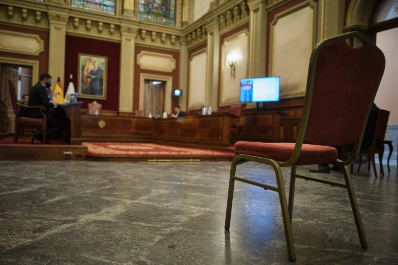 Pleno Sesión Ordinaria + Extraordinario Ayuntamiento de Santa Cruz de Tenerife  | 29/05/2020 | Fotógrafo: Andrés Gutiérrez Taberne