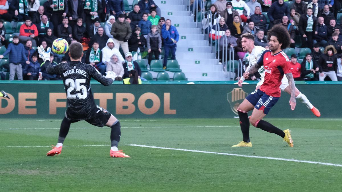 Estadísticas de osasuna contra elche c. f.