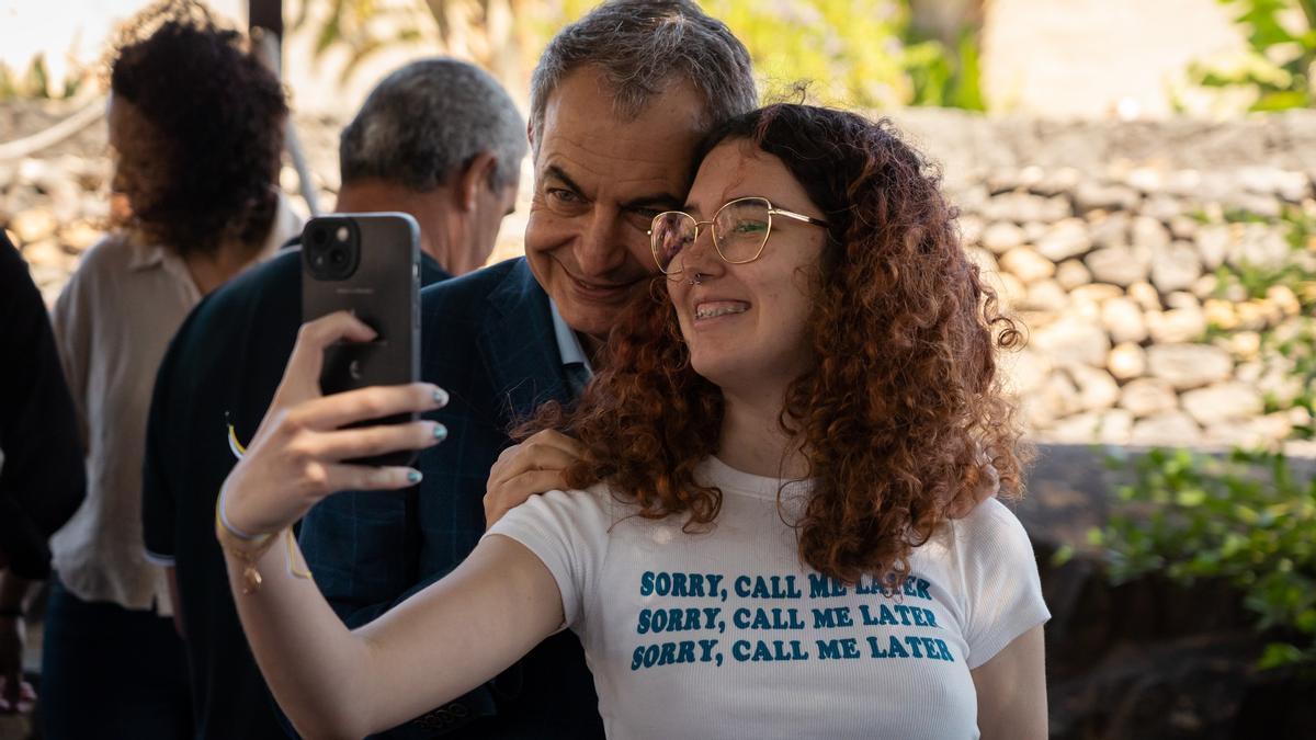 Acto del PSOE de Lanzarote con José Luis Rodríguez Zapatero en La Florida