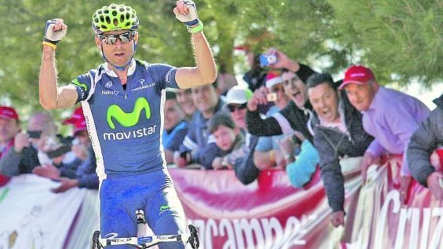 Valverde se proclama ganador en la tercera etapa de la Vuelta a Andalucía.