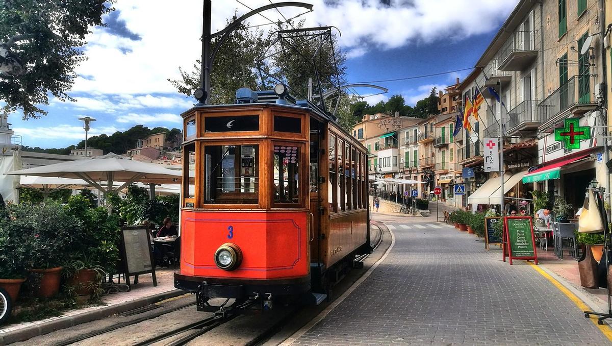 Tren de Soller en Puerto de Soller