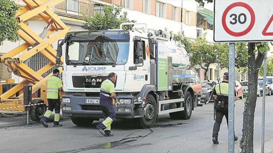 La limpieza de las alcantarillas se centra en las zonas inundables