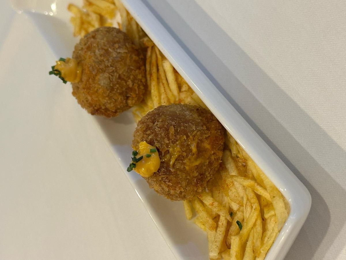 Croquetas de gambas.