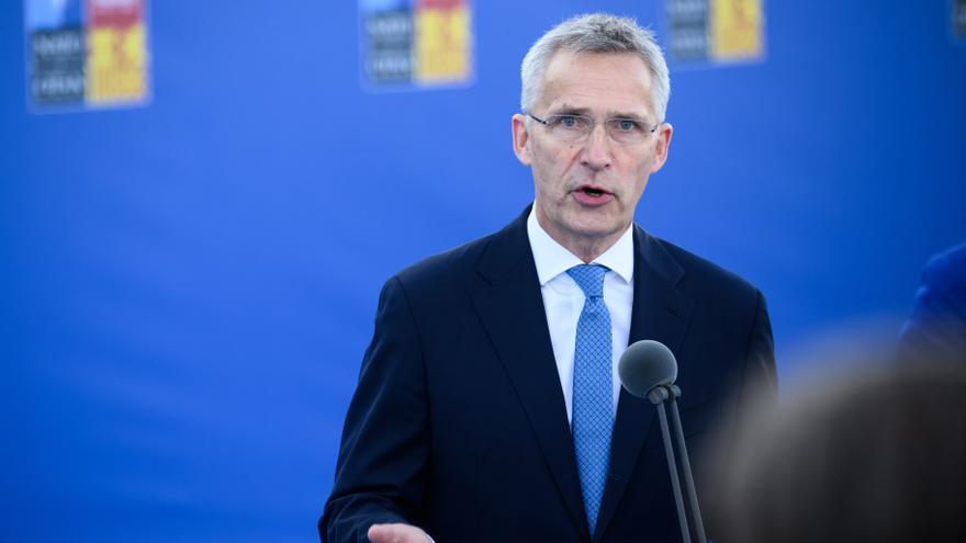 Rueda de prensa de Jens Stoltenberg en Madrid