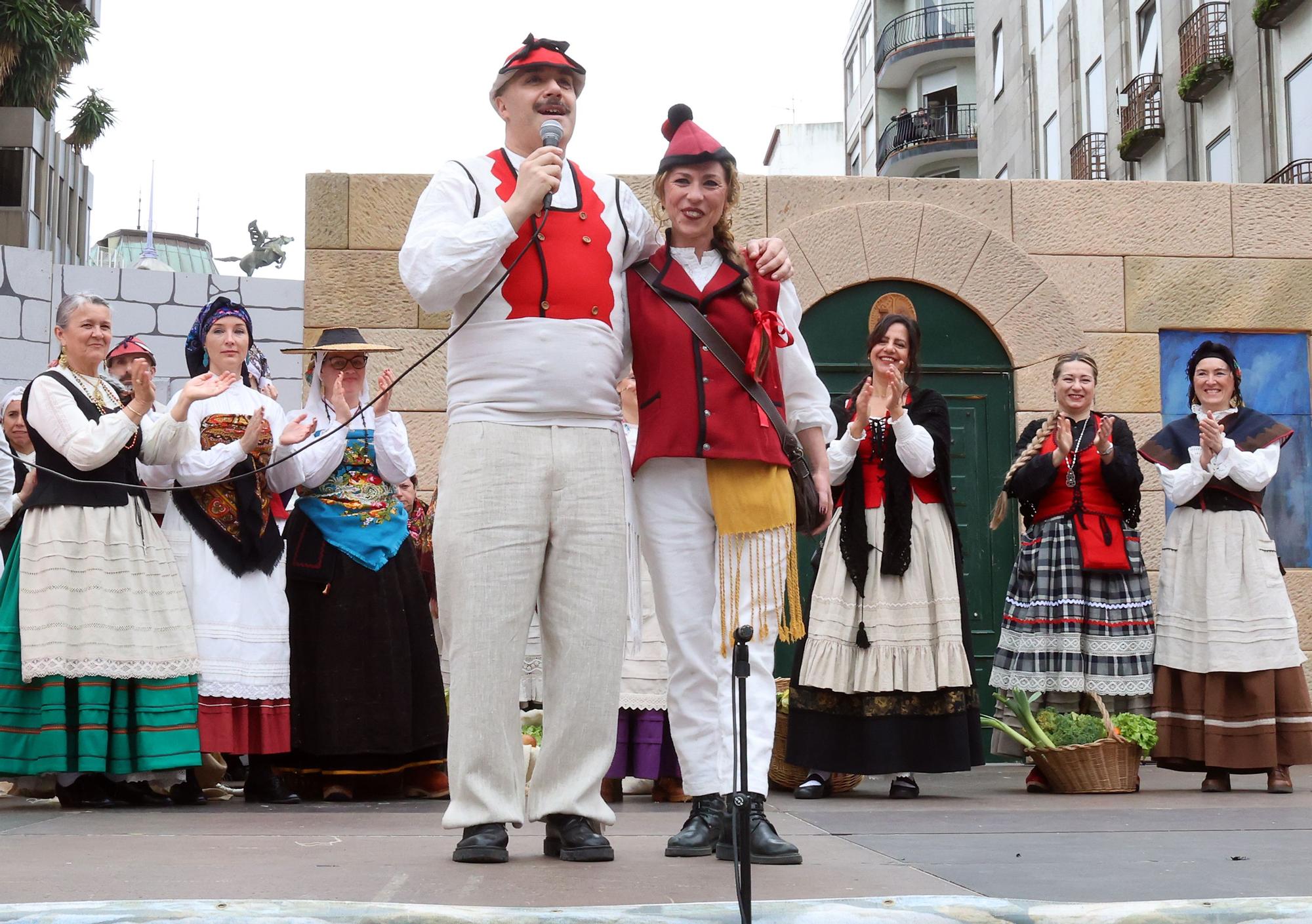 Representación de la expulsión de los franceses en la Reconquista de Vigo