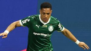 Vitor Roque, con el Palmeiras.